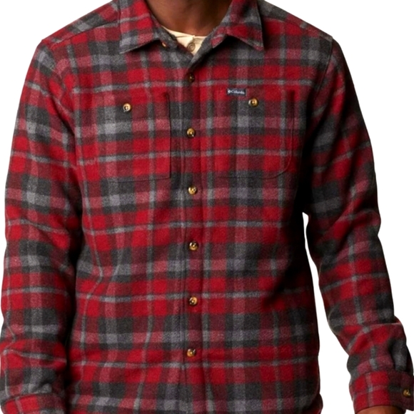 COLUMBIA WINDWARD SHIRT JACKET MEN'S LARGE - Picture 3 of 5